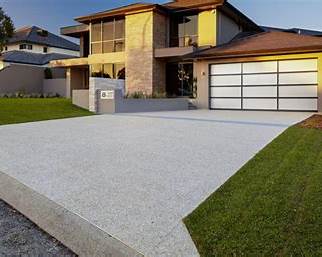 concrete driveway