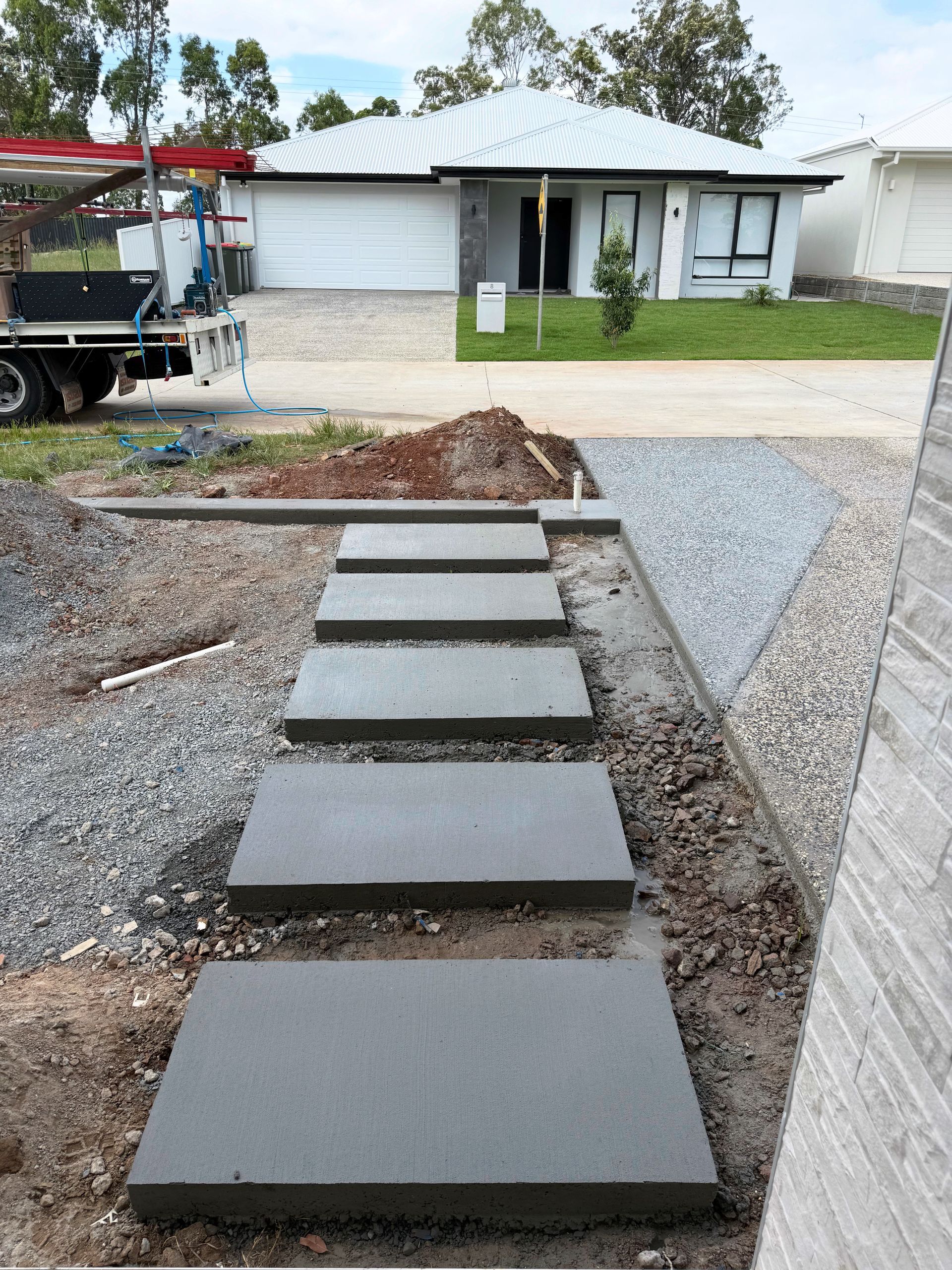 Home Small concrete works completed by High Calibre